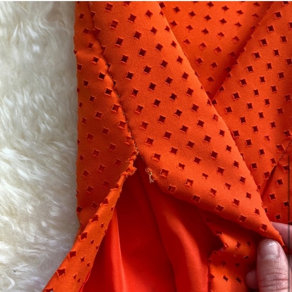 J Crew Orange Midi Dress - Picture 5 of 8